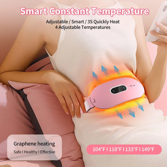 生理中の女性用温熱パッド 温熱マッサージベルト 腹部マッサージャー 温熱宮 電動鎮痛装置